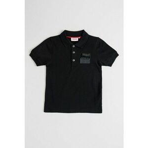 Tricou polo cu logo - Negru imagine