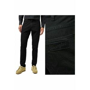 Blugi Barbati - River - Regular Fit - Talie Inalta - Fermoar - Lungi - 5 Buzunare - Bumbac - W33-L34 US - Negru imagine