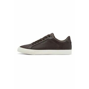 Pantofi sport low-cut din piele ecologica - Maro inchis imagine