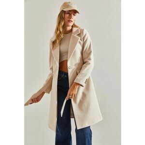 Palton dama - bej natural - bumbac - Bej Natural imagine