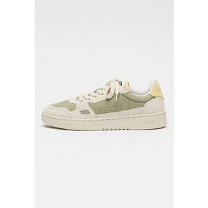 Pantofi sport din piele si piele intoarsa Dice Lo - Galben pal/Verde pal/Bej deschis imagine
