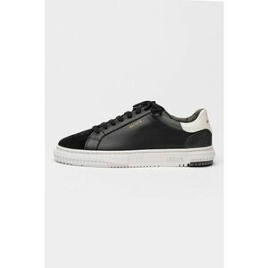 Pantofi sport din piele cu garnituri din piele intoarsa Atlas - Alb murdar/Negru imagine