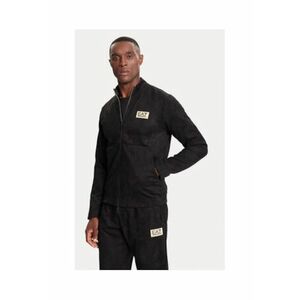 Hanorac barbati - Emporio Armani negru - poliester/elastan - imagine