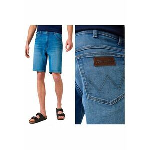 Blugi Barbati Scurti - Texas - Regular Fit - Talie Medie - Fermoar - Lungi - 5 Buzunare - Bumbac - Elastan - W31-L30 US - Albastru imagine