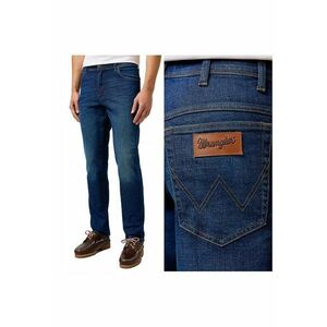 Blugi Barbati - Texas - Slim Fit - Talie Medie - Fermoar - Lungi - 5 Buzunare - Bumbac - Elastan - Albastru - Albastru imagine