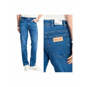 Blugi Barbati - Texas - Straight Fit - Talie Medie - Fermoar - Lungi - 5 Buzunare - Bumbac - Elastan - Albastru - Albastru imagine
