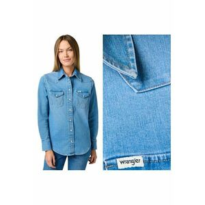 Camasa Dama - Western - 2 Buzunare - Albastru - Marime imagine