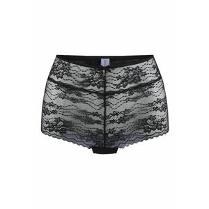 Chiloti hipster cu talie inalta - Negru imagine