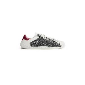 Pantofi sport de piele cu aspect stralucitor Barefoot - Gri inchis imagine