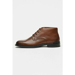 Ghete chukka din piele Corporate - Maro cognac imagine