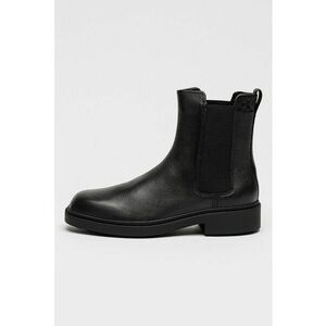 Ghete Chelsea din piele - Negru imagine