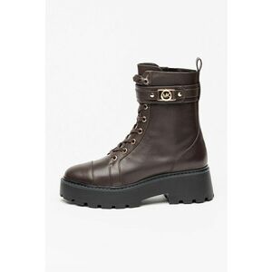 Ghete din piele Mandy - Maro inchis imagine