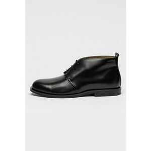 Ghete flatform din piele - Negru imagine