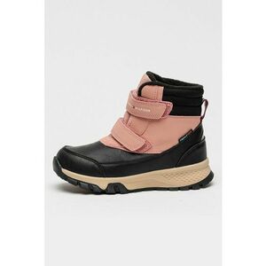 Ghete impermeabile cu banda dubla velcro - Negru/Roz imagine