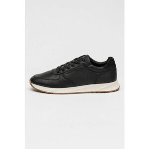Pantofi sport din piele cu logo discret Premium - Negru imagine