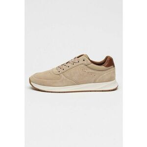 Pantofi sport low-cut din piele intoarsa Hybrid - Gri deschis imagine