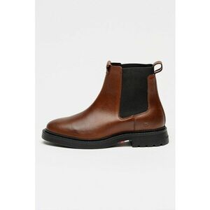 Cizme Chelsea din piele Comfort - Maro cognac imagine
