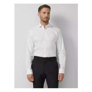 Camasa barbati din amestec de bumbac - cu croiala Tailored fit - Alb imagine