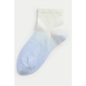 Sosete scurte cu model tie-dye - Alb/Albastru deschis imagine