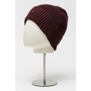 Caciula elastica din amestec de bumbac organic - Violet pruna imagine