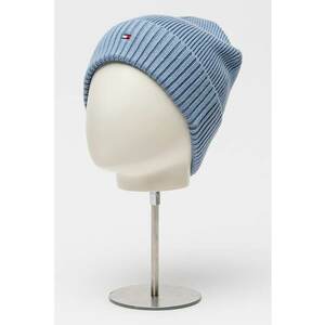 Caciula elastica din amestec de bumbac organic - Albastru glaciar imagine