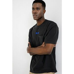 Tricou lejer cu buzunar pe piept - Gri antracit imagine