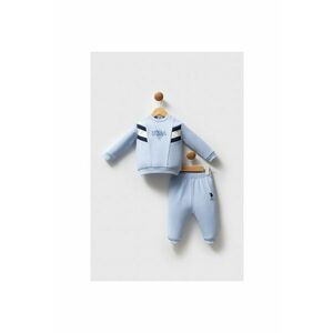 Set doua piese pentru bebelusi - USB2535-YD-V1 - Albastru inchis - Albastru imagine