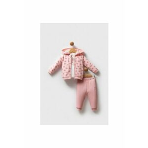 Set trei piese pentru bebelusi - USB2712-V1 - Roz deschis - Roz deschis imagine