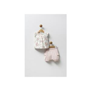 Set doua piese pentru bebelusi - USB2419 - Alb - Alb imagine