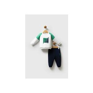 Set doua piese pentru bebelusi - USB2551-V1 - Verde - Verde imagine