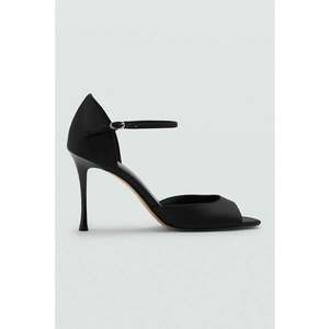 Sandale cu toc stiletto - Negru imagine