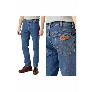Blugi Barbati - Texas - Slim Fit - Talie Medie - Fermoar - Lungi - 5 Buzunare - Bumbac - Elastan - W31-L34 US - Albastru imagine
