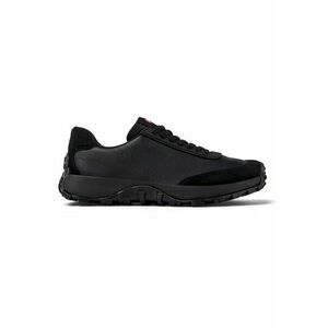 Pantofi sport Drift Trai din piele si piele nabuc - Negru imagine