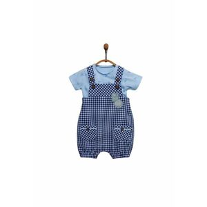 Salopeta scurta bebe - SLE6067 - Albastru - imagine