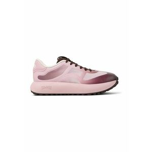 Pantofi sport din plasa cu insertii din material sintetic - Roz deschis/Violet pruna imagine
