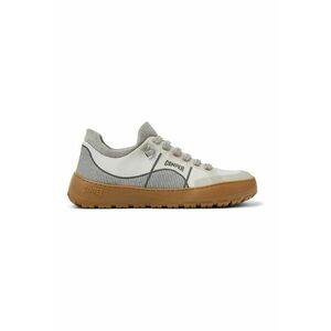 Pantofi sport slip-on din material textil - Gri deschis/Bej deschis imagine