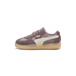 Pantofi sport din material textil cu logo Palermo Moda Velvet Dream - Alb fildes/Violet prafuit/Lila pal imagine