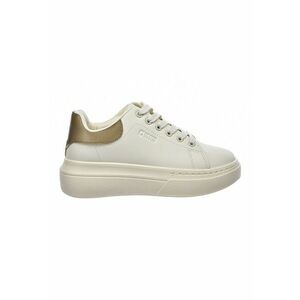 Pantofi sport low-cut de piele ecologica - Auriu/Bej deschis imagine