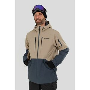 Geaca cu aspect contrastant pentru ski Baily Allmountain - Albastru prafuit/Maro nisip imagine