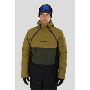Geaca impermeabila pentru ski Hydra ECO Anorak - Negru/Verde masliniu imagine