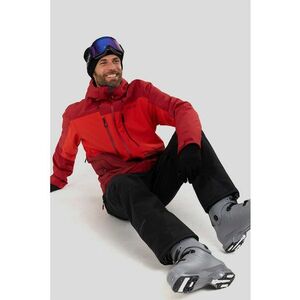 Jacheta cu model colorblock pentru ski Nelson Allmountain - Rosu imagine