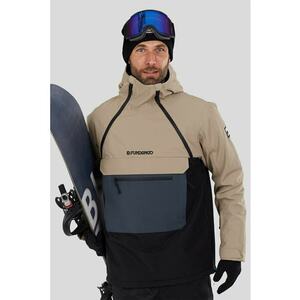 Geaca impermeabila pentru ski Hydra ECO Anorak - Negru/Albastru inchis/Bej imagine