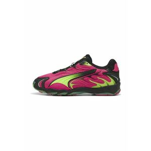 Pantofi sport Inhale cu garnituri sintetice - Negru/Verde electric/Roz imagine