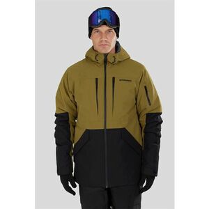 Geaca cu aspect contrastant pentru ski Baily Allmountain - Negru stins/Verde fistic imagine