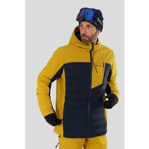 Geaca cu aspect contrastant pentru ski Fairfield - Galben sofran/Bleumarin imagine