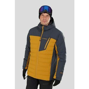 Geaca cu aspect contrastant pentru ski Fairfield - Portocaliu inchis/Gri antracit imagine