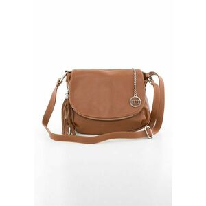 Geanta crossbody de piele Bausam - Maro scortisoara - 20x27x5 imagine