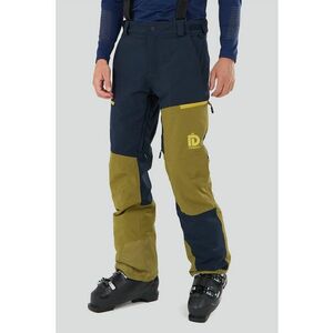 Pantaloni cu bretele pentru ski Teak - Verde masliniu/Bleumarin imagine