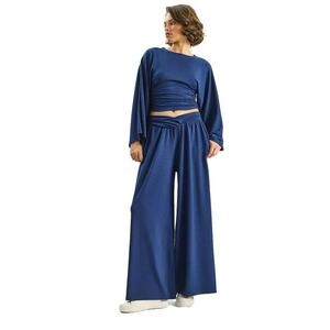 Compleu - Bleumarin - doua piese - tricot imagine