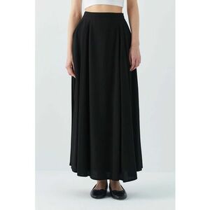 Fusta lunga - talie inalta - neagra imagine